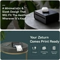 thumbnail image 2 of ZETURN Wireless Return Label Printer - Tiny Printer, Huge Returns - Small Compact Thermal Black Printer, Sticker Maker for Shipping Packages, 2 of 7