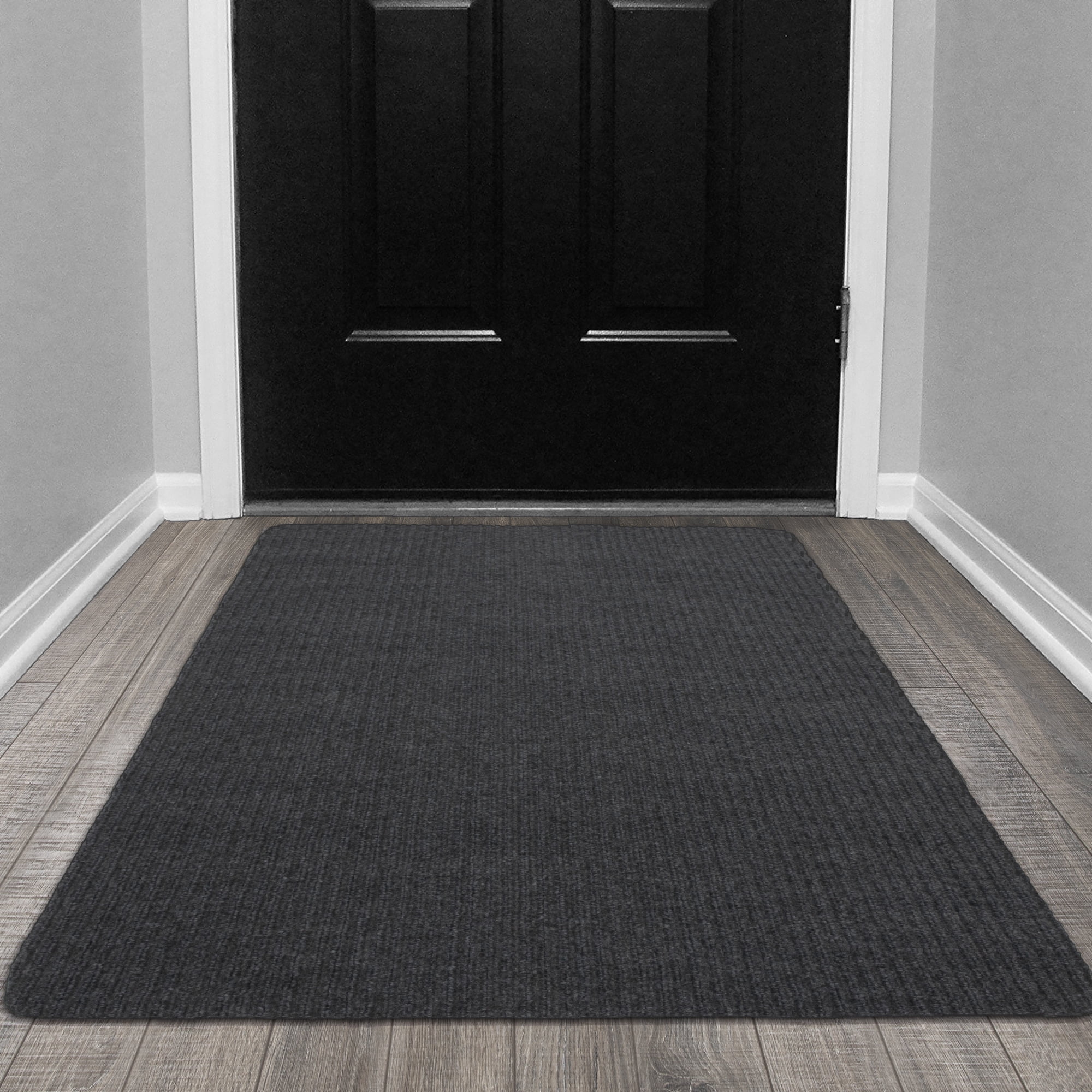 Ottomanson Lifesaver Utility Ribbed Carpet Indoor/Outdoor Mat Area Rug