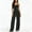 Black, variant on Byworldtasic No Boundaries Summer Sleeveless Jumpsuits for Women Dressy Square Neck Wide Leg Pants One Piece Rompers