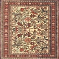 thumbnail image 1 of Ahgly Company Machine Washable Indoor Square Traditional Dark Sienna Brown Area Rugs, 6' Square, 1 of 7