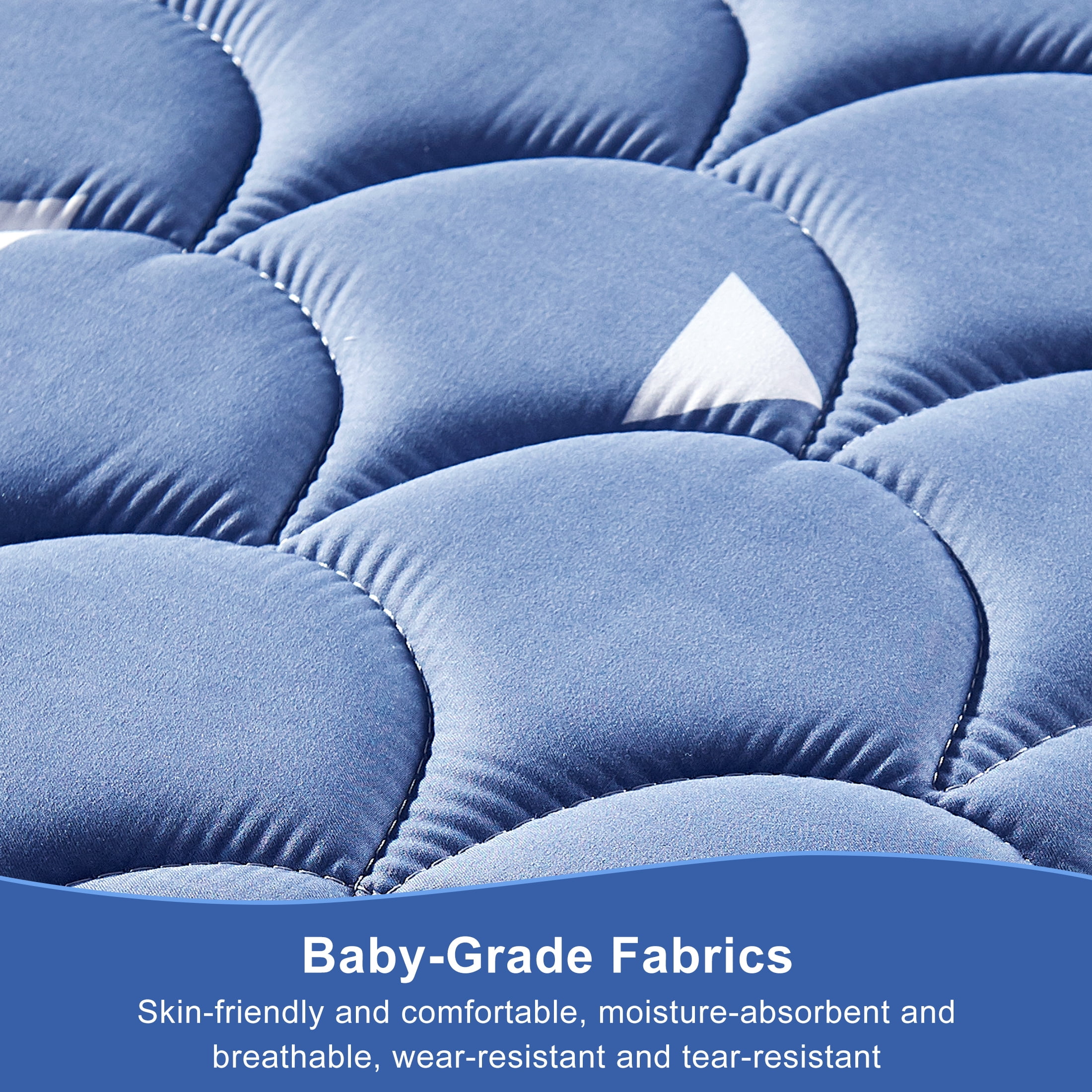Premium Dual Sided Mini Crib Mattress, 38x24x4 Inch, Firm Support and Comfort Foam, Hypoallergenic, Noiseless and Odorless，Fits Mini and Portable Cribs