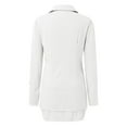 thumbnail image 4 of HXWCHs Women's Long Sleeve Double and Skirt Suit Set for and formal Events S White, 4 of 6