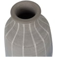 thumbnail image 5 of DecMode 14" Abstract Ombre Drip Blue Ceramic Vase with Gray and White Accents, 5 of 11