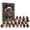 C, variant on 2D Christmas Bigfoot Advent Calendar Set, 24-Piece Acrylic Ornament Gift Box, Holiday Countdown Surprise (A)