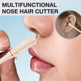 thumbnail image 3 of Bloame Nose Hair Trimmer, Bloame Nose Trimmer, 2-In-1 Nasal Hair Cutter, 2024 New Double Head Nostril Hair Remover Tool, 360°Rotating Nose Hair Trimmer with Ear Picker, 3 of 8