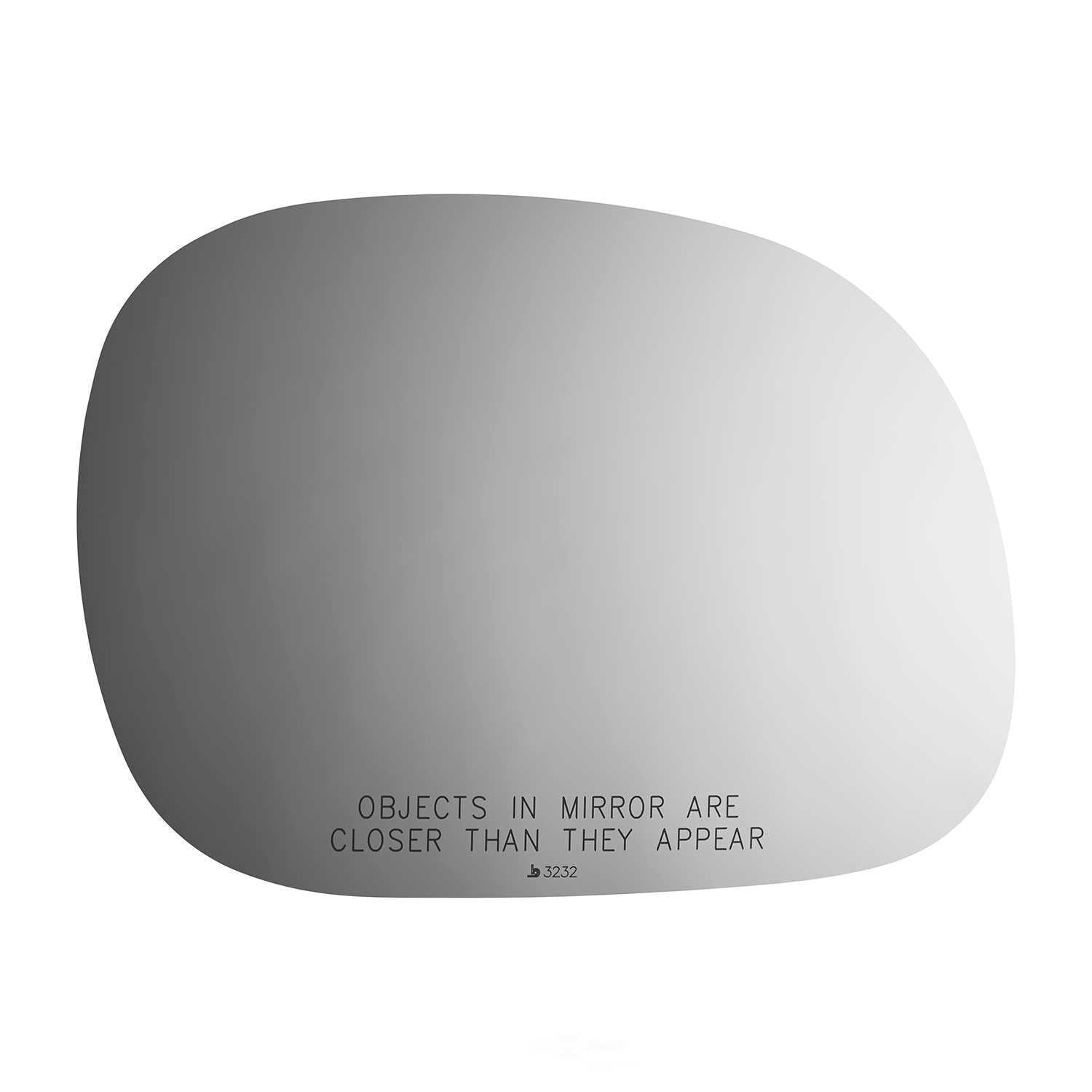Burco Side View Mirror Replacement Glass - Clear Glass - 3232