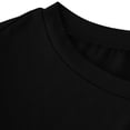 thumbnail image 4 of asdoklhq Dresses for Women Prom Dresses Women's Short-sleeved Elastic Waist Ruched Dress Black 2X, 4 of 5