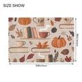 thumbnail image 4 of Yayeee Bath Rugs for Bathroom Floor Set of 2 Non Slip Fluffy Soft Absorbent Mat, Fall Acorns Pattern, 4 of 7