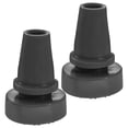 thumbnail image 1 of GOOHOCHY 2 Pcs Protecteurs de Bâton de Marche Gris Embout Rond Protection pour Béquilles, 1 of 8