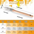 thumbnail image 2 of Trim Paint Brush Set, Durable Bristles, Easy To Clean, Minimal Smudging, Smooth Application, For Interior & Exterior Use, 3-Style Brush Kit, 2 of 5