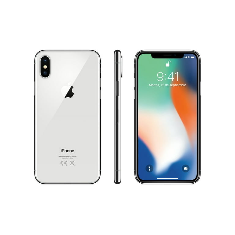 Apple iPhone X 256GB Unlocked GSM Phone w/ Dual 12MP Camera - Silver - B  Grade Used