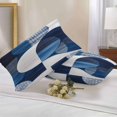 thumbnail image 3 of Outdoor Pillow Cover Abstract Blue White Painting Set of 2 Waterproof Throw Pillowcases Modern Geometric Decorative Patio Furniture Pillows for Couch Garden Indoor & Outdoor Use, 3 of 9