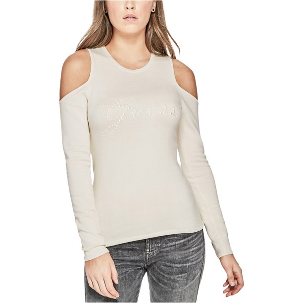 Suéter de Punto GUESS Holly Mujer Blanco Mediano