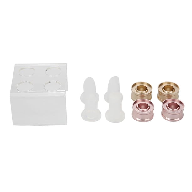 Guardurnaity Molde de silicona para pintalabios DIY de 12,1 MM, molde para labios de bálsamo casero, Kit de herramientas para manualidades circulares 02 Pinceles de maquillaje y herramientas Guardurnaity CE001787-00