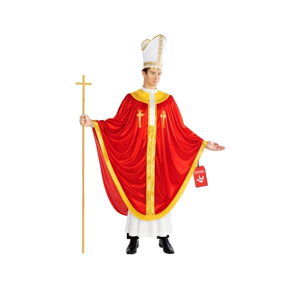 Morph Pope Robes Costume Men Halloween Costume For Men Red Large