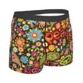 thumbnail image 3 of Disketp Hippie Peace Love Men'S Boxer Briefs,Soft And Breathable Cotton Underwear With Comfortflex Waistband, 3 of 9