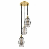 113B-3P-SG-G557-6SM-Innovations Lighting-Vaz - 3 Light Cord Hung Multi Pendant In Industrial Style-25.13 Inches Tall and 12.38 Inches Wide-Satin Gold