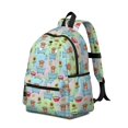 thumbnail image 2 of Highland Cow and Sunflower Print Cute School Backpack with Padded Back and Adjustable Shoulder Straps 13.4"x11"x4.7", 2 of 5