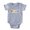 Heather Grey, variant on CafePress - Hearts Watercolor Row_Tr - Cute Infant Baby Football Bodysuit