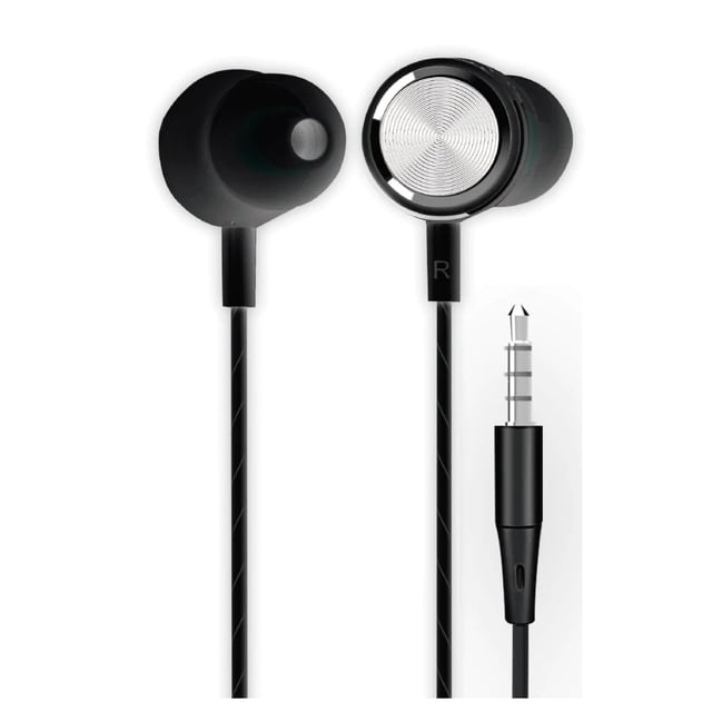 Audífonos Forward Feel Sound Alambricos Negro