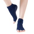 thumbnail image 2 of Women Non-slip Yoga Socks Toeless Half Toe Grip Socks For Ballet Dance Pilates, 2 of 2