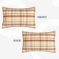 thumbnail image 2 of Balery Minimalist plaid Bedding Queen Pillow Cases - Envelope Closure - Soft Brushed Microfiber Fabric - Shrinkage and Fade Resistant Pillow Cases-16"x24", 2 of 6