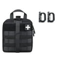 thumbnail image 4 of maskred Cloth Durable Construction First Aid Kits Bag Foldable First Aid Bag black 5Set, 4 of 6