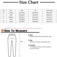 thumbnail image 3 of Lenpel Women's Cargo Pants High Waisted Pull on Ribbed Flare Leggings Bootcut Casual Trousers with Pockets, 3 of 6