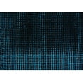 thumbnail image 1 of Ahgly Company Machine Washable Indoor Rectangle Abstract Turquoise Blue Modern Area Rugs, 3' x 5', 1 of 4