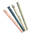 thumbnail image 3 of Gel Pen 0.35mm Writing Pen Gel Pen 0.35mm Writing Cartoon Smooth Stationery Supply for School Office, Blue, 4pcs, 3 of 9