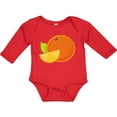 thumbnail image 3 of Inktastic Orange Fruit Boys or Girls Long Sleeve Baby Bodysuit, 3 of 5