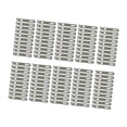 thumbnail image 2 of 100x sujetadores de gancho montados en la pared exhibición de azulejos colgando Hardware fácil de instalar ganchos K para construcción de montaje fijo Acero 9x01x19cm, 2 of 8