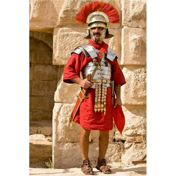 Danita Delimont PDDAF16DBR0097B Jordan Jerash Reenactor Roman Soldier Portrait Poster Print by Dave Bartruff, 11 x 17