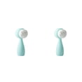 thumbnail image 3 of Seitruly Cepillos de limpieza facial con mango Cuidado de la piel Espinilla Poros Exfoliante profundo Salón profesional Exterior Verde Tipo 3 Verde Type 3 2piezas Seitruly  CBP273462, 3 of 6