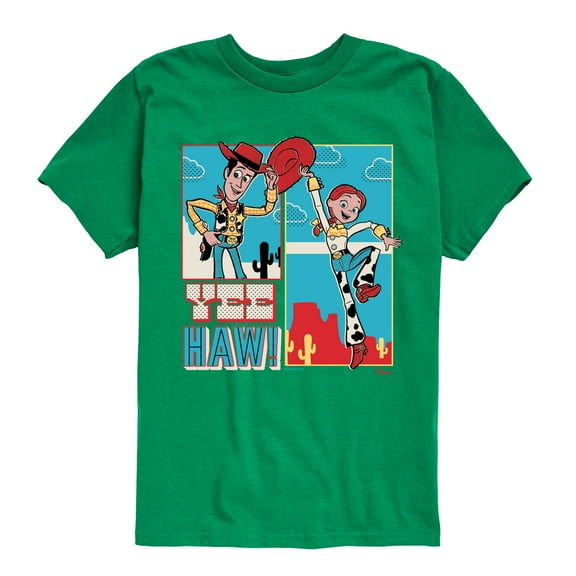 Toy Story 4 - Woody And Jessie - Toddler & Youth Short Sleeve Graphic T-Shirt