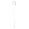 drive White / Red Aluminum Folding Cane For The Blind 45-3/4 Inch Height