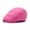 Hot Pink, variant on Men Women Cotton Newsboy Flat Hat Golf Driving Duckbill Cabbie Ivy Trucker Button Cap