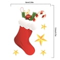 thumbnail image 4 of Christmas Static Sticker Fridge Window PVC Decal Home Office static sticker; Christmas static Shop Self-adhesive Decoration, Christmas Sock, 4 of 8