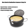 thumbnail image 5 of Japanese Tempura Deep Fryer Pot with Thermometer 2.3L/8inch- Nonstick Coating Frying Pot, Heatup Fast, Oil Fryer Perfect for COUPLES, 5 of 6