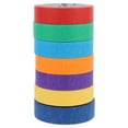 thumbnail image 1 of Shisuyan 7 Rolls Colored Masking Tape Sticky Paper Tape Self-adhesive Tapes for Home, 1 of 8