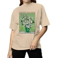 thumbnail image 2 of Vincent van Gogh White Roses Women's T-shirt, 2 of 3