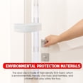 thumbnail image 4 of 6X Anti Pinch Door Card Doorstop For Window Stopper Doors 6PC Chil Window Clamp Tools & Home Improvement White, 4 of 8