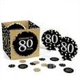thumbnail image 3 of Adult 80th Birthday - Gold - Birthday Party Centerpiece & Table Decoration Kit, 3 of 3