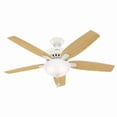 thumbnail image 2 of Ventilador de Techo Hunter Newsome Blanco con luz 52 Pulgadas, 2 of 5