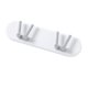 thumbnail image 4 of Worallymy Soporte para cepillos de dientes gancho para baño estante de almacenamiento montado en la pared soporte para cepillos colgantes 2 ganchos color blanco Worallymy JD735815567, 4 of 7