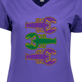 thumbnail image 4 of Inktastic Mardi Gras Celebration Funny Crawfish Women's V-Neck T-Shirt, 4 of 5