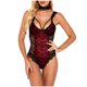 thumbnail image 2 of Lencería sexy, pijamas sexy transparentes de malla en V profunda, honda elástica de una pieza Fridja nalpqowj12145, 2 of 9
