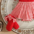 thumbnail image 5 of JUMEYU Newborn Baby Dresses Newborn Baby Girl Outfit Suspender Sleeveless Romper Romper Infant Clothes 0 3 6 9 12 18 24 Months (Red,3-6 Months), 5 of 6