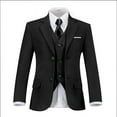 thumbnail image 3 of Boy's 5 Piece Suit Set with Pants Vest Shirt Tie and Jacket Wedding Suits, 3 of 5