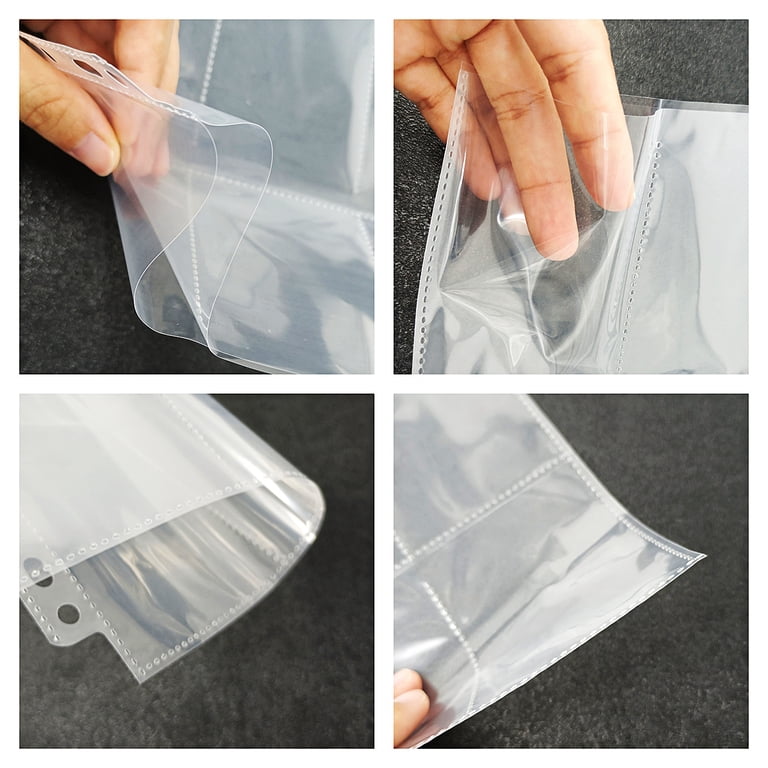 9-Pocket Card Sleeves by MetMetalrt: Durable and Transparent Protection for Your Collection - Walmart.com 9-Pocket Card Sleeves by MetMetalrt: Durable and Transparent Protection for Your Collection - Walmart.com